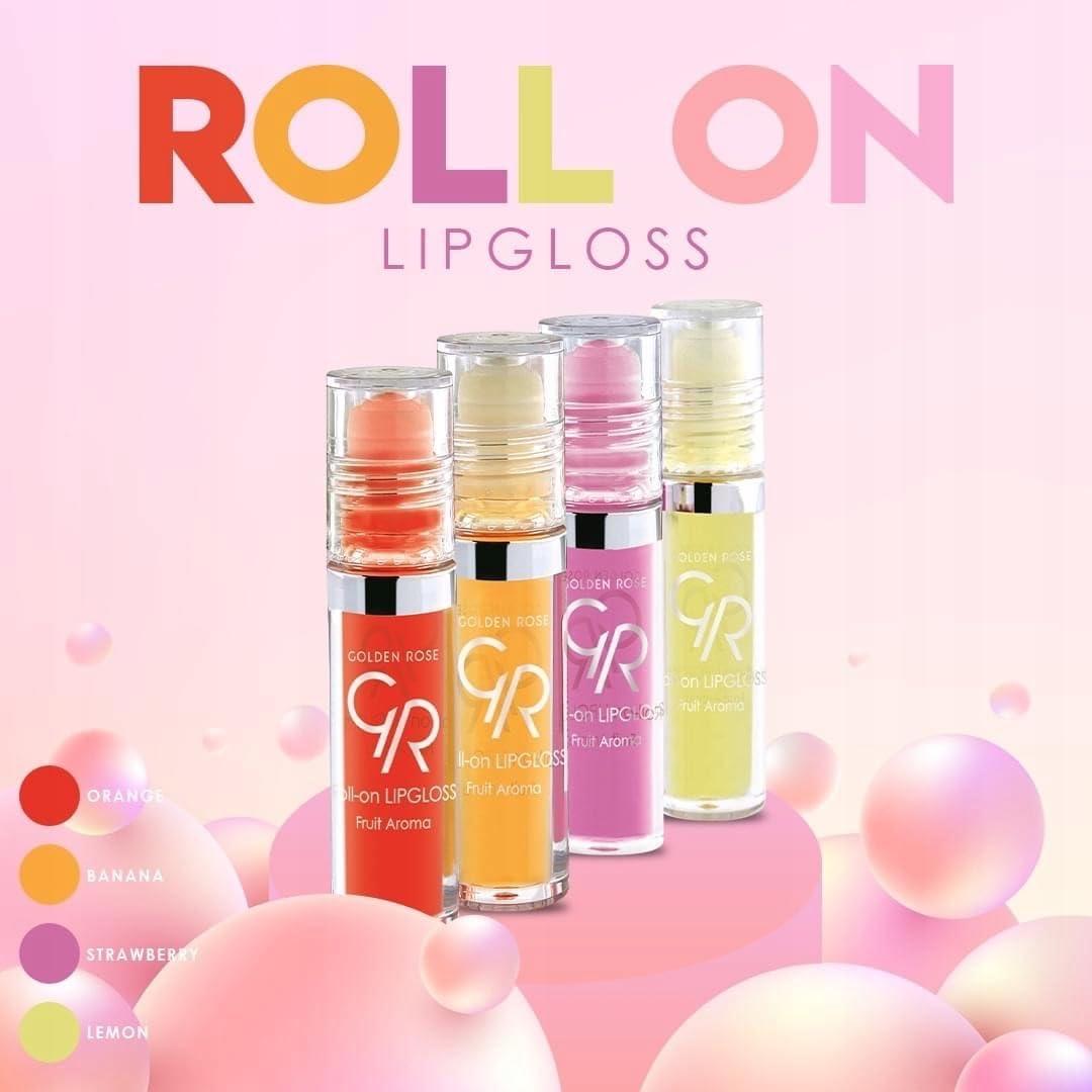 Golden Rose Roll on Lip Gloss