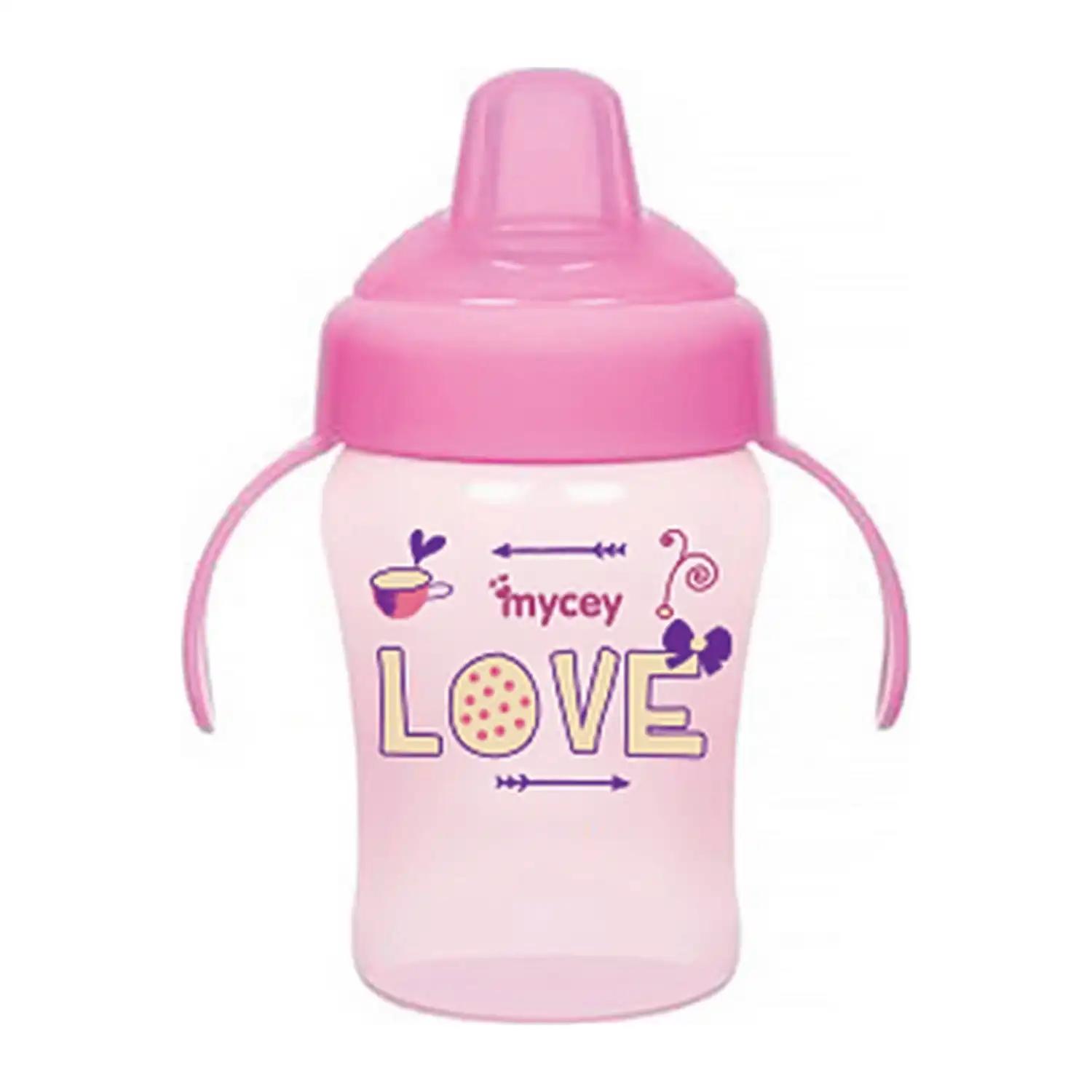 Mycey Non-Spill Sippy Cup with Handle 240 ML