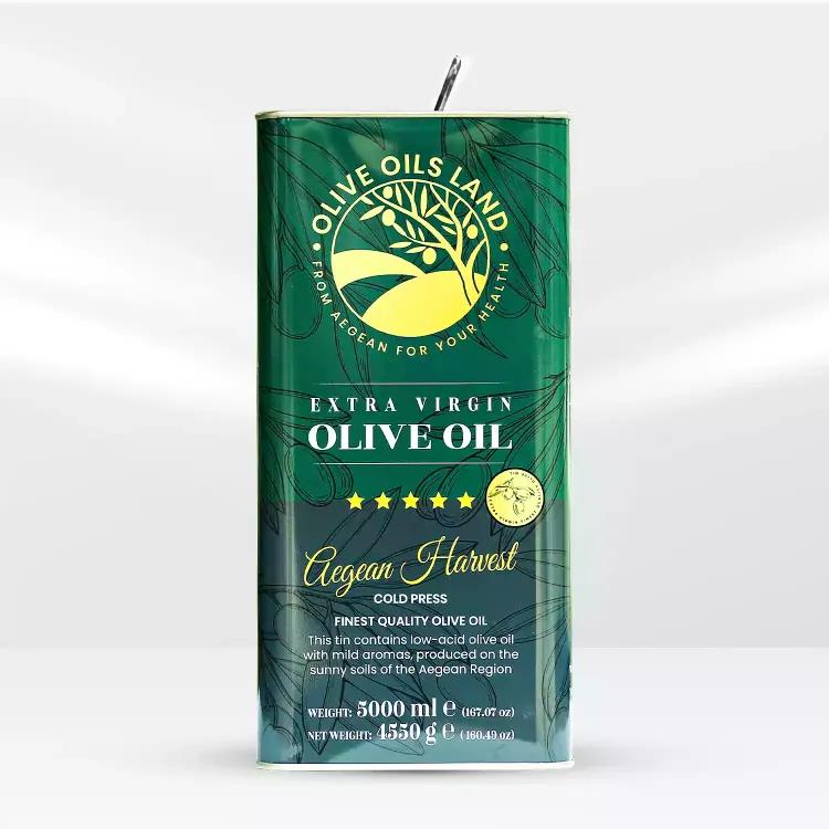 Olive Oils Land Extra Virgin Olive Oil 5000 ML (Tin)