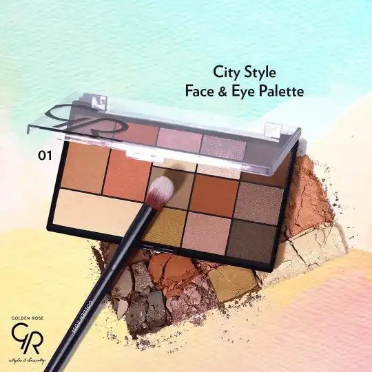 Golden Rose City Style Face & Eye Palette