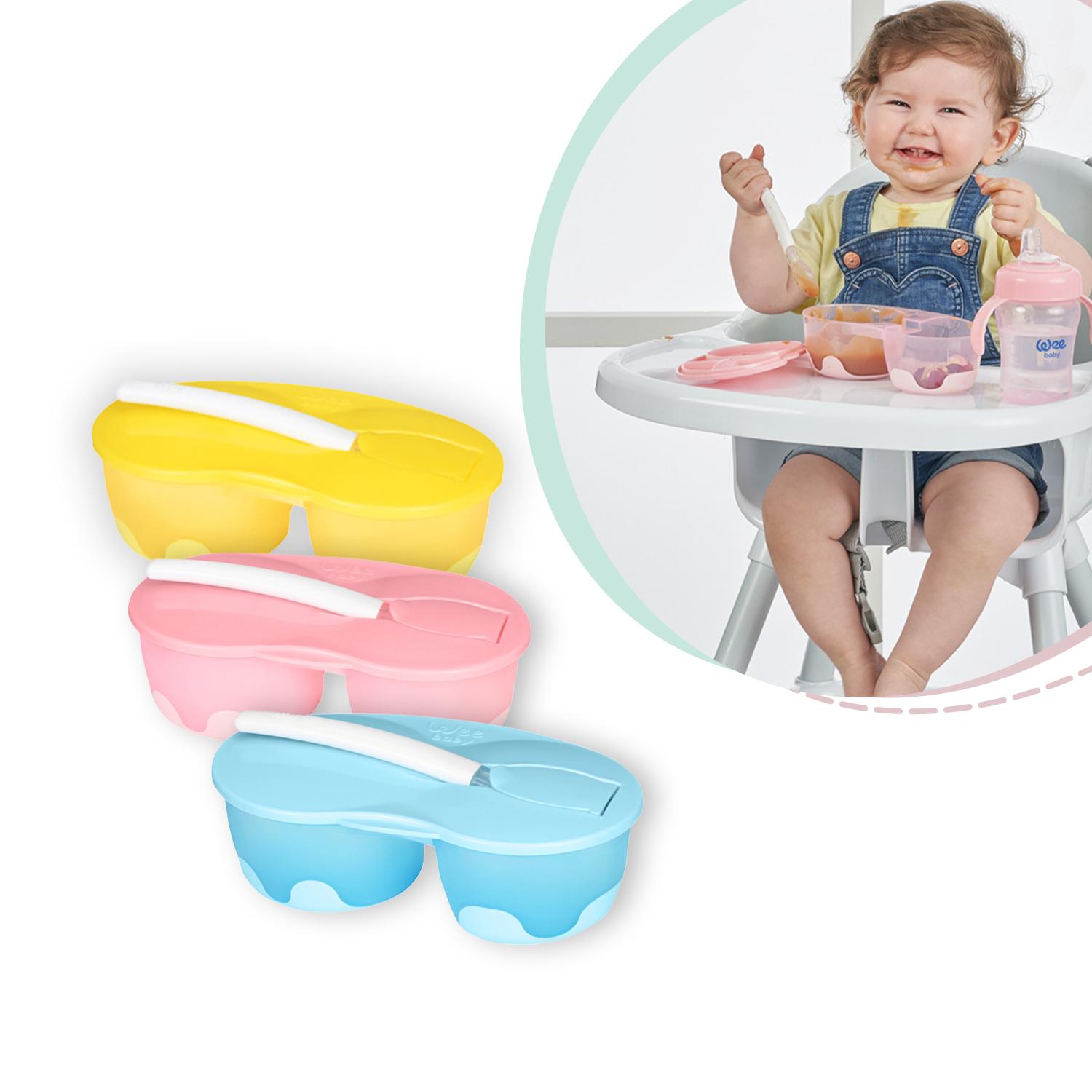 Wee Baby 2 Section Weaning Bowl Set
