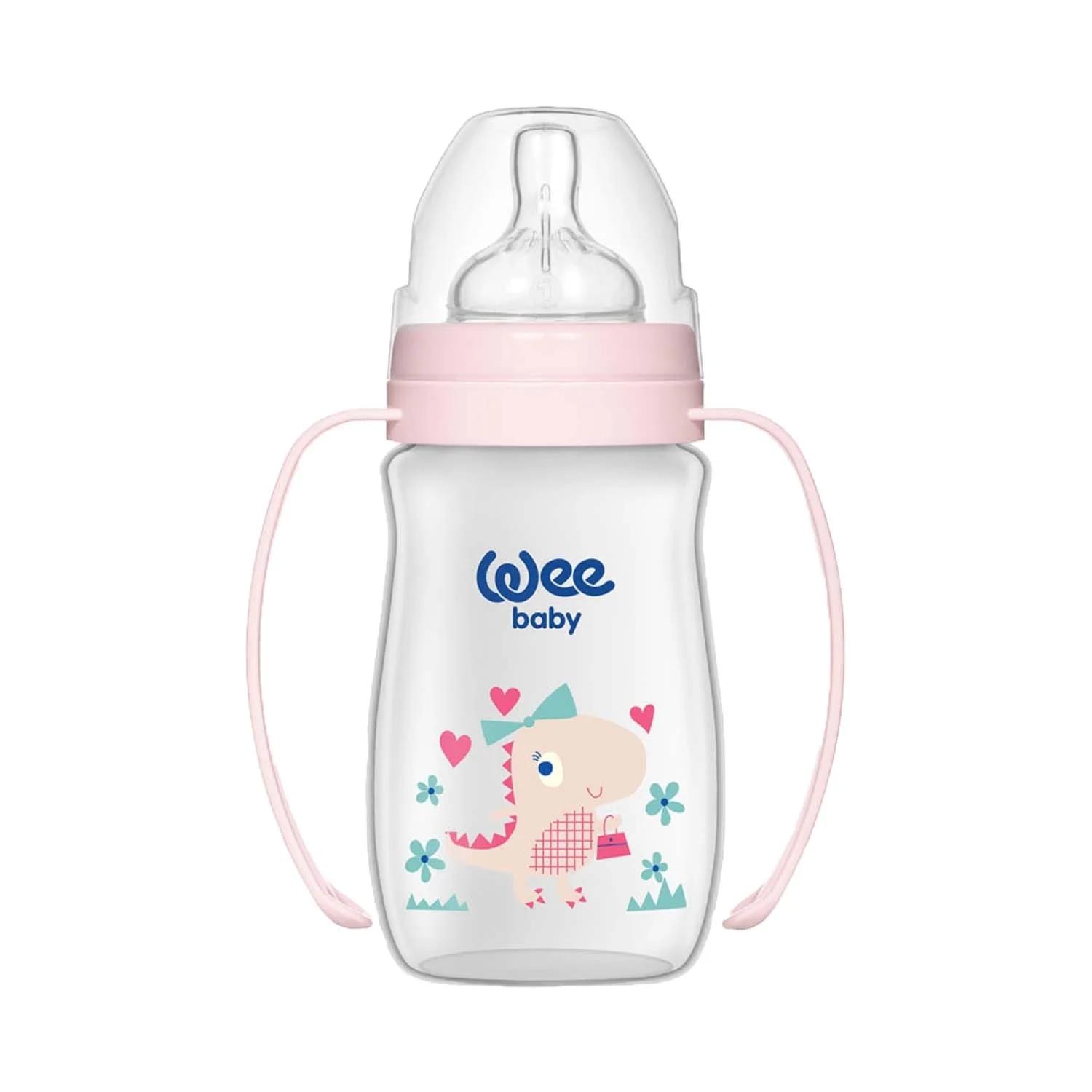 Wee Baby Classic+ Wide Neck Pp Bottle With Grip 250 ML