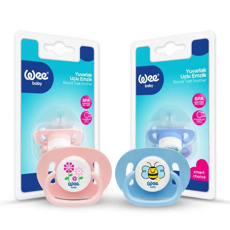 Wee Baby Oval Body Round Teat Soother