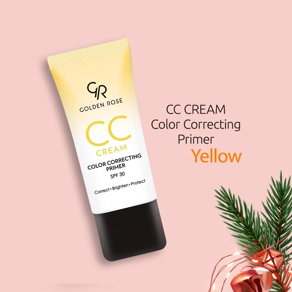 Golden Rose CC Cream Color Correcting Primer- Yellow