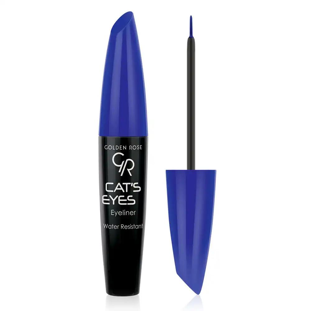 Golden Rose Cat’s Eyes Eyeliner Matte Blue