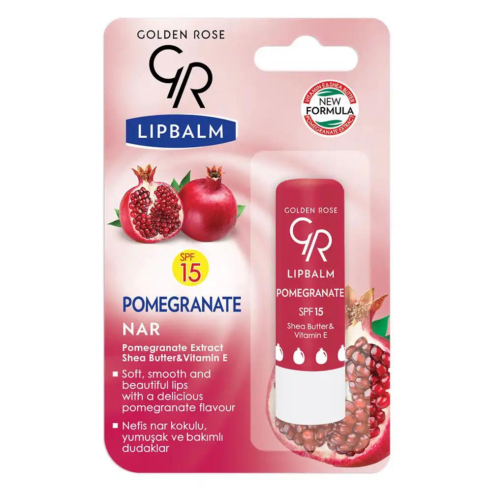 Golden Rose Lip Balm - Pomegranate