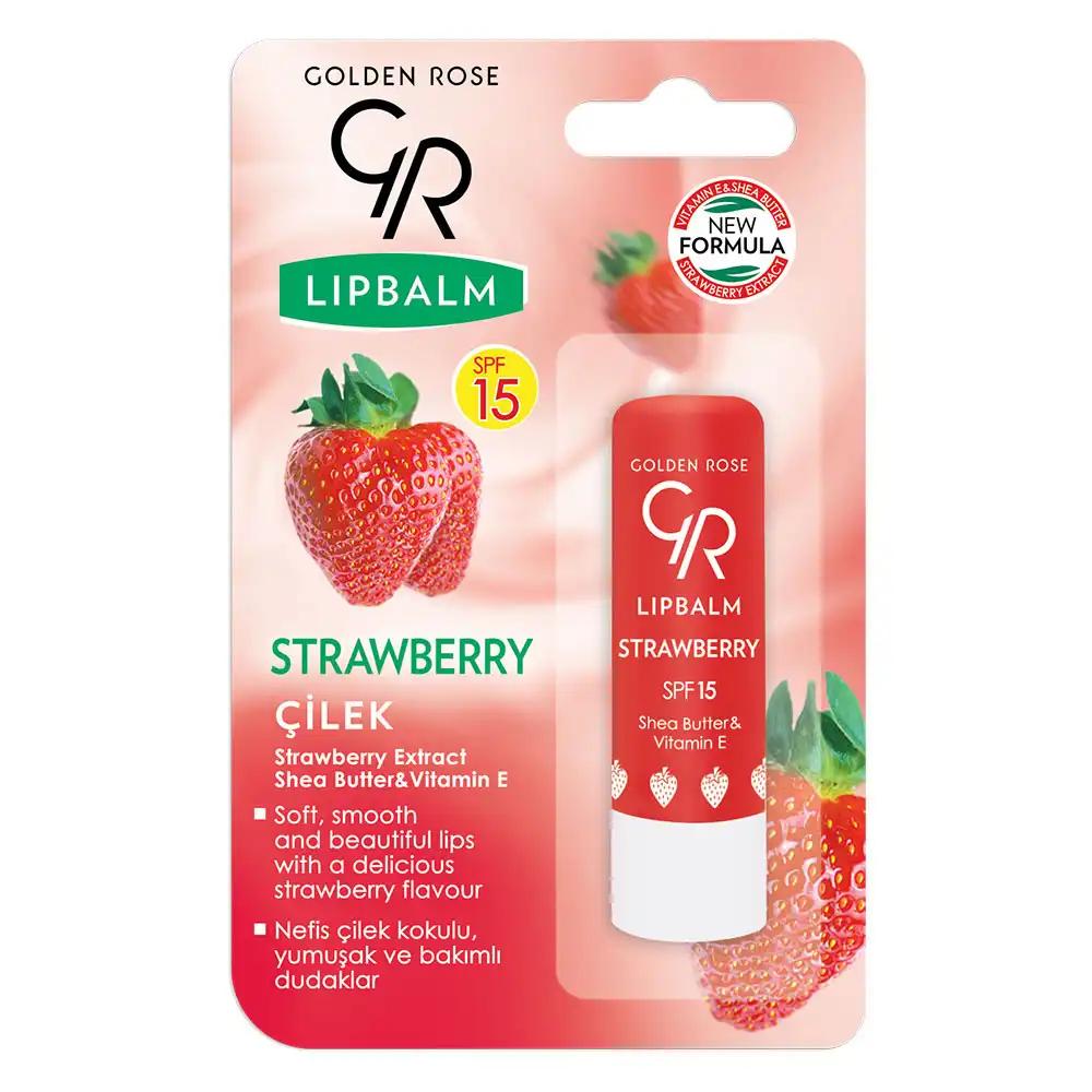 Golden Rose Lip Balm - Strawberry