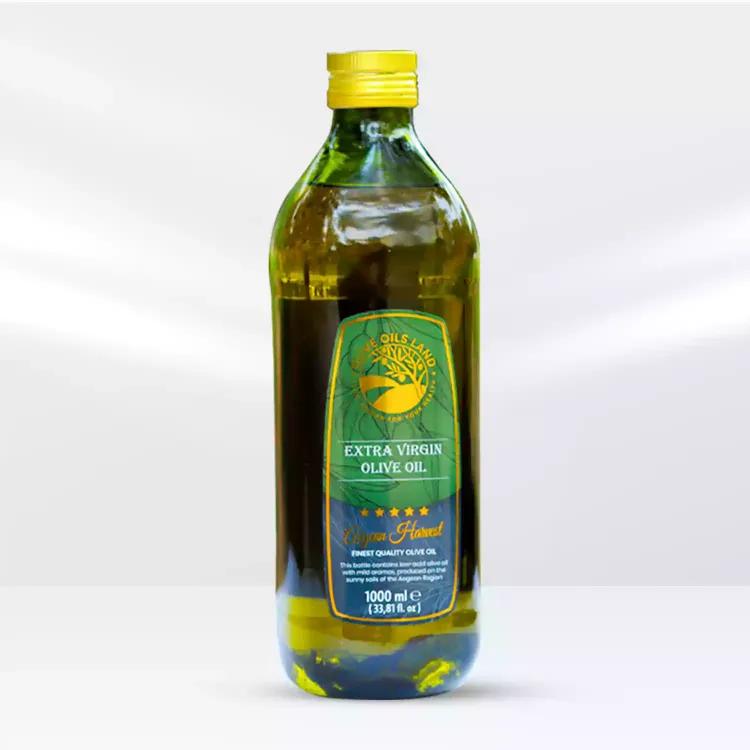 Olive Oils Land Extra Virgin Olive Oil 1000 ML (Acimasiz Glass Bottle)