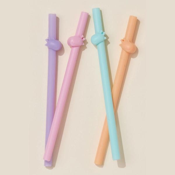 Wee Baby Silicone Double Straw