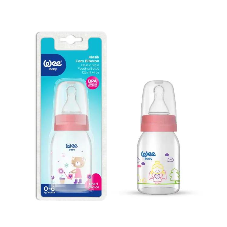 Wee Baby Classic Glass Feeding Bottle 125 ML