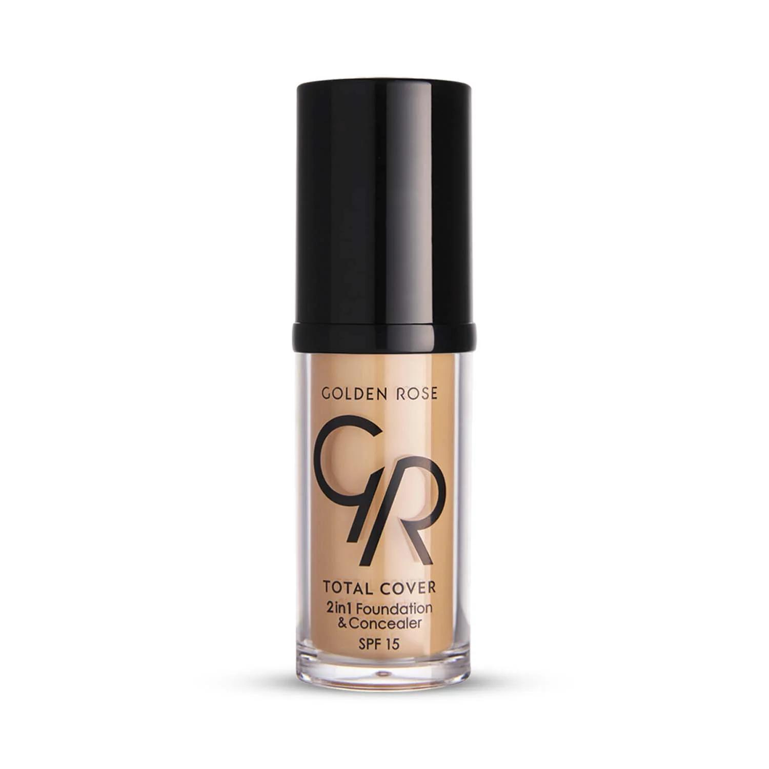 Golden Rose Total Cover 2 in 1 Foundation & Concealer