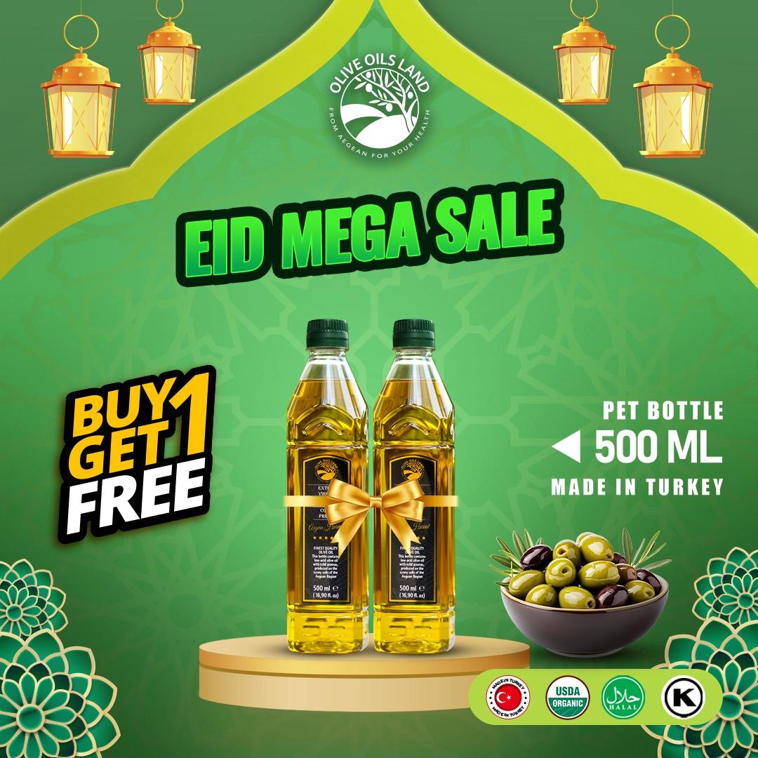 Olive Oils Land Extra Virgin Olive Oil 500 ML (Pet Bottle)